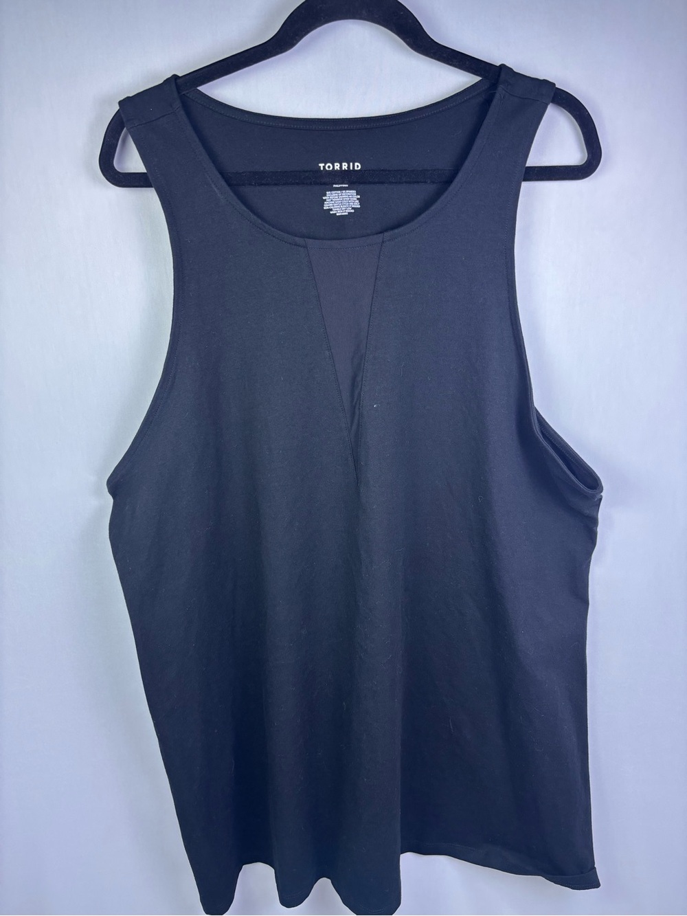 Torrid Black Sleeveless Tank Top 5X